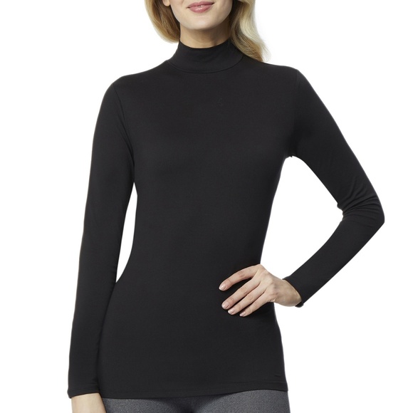 360Air Women's Athleisure Cozy Heat Mock Neck Long - Picture 1 of 4